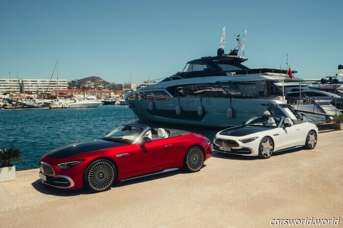 У этого подержанного Maybach SL 680 Monogram всего 15 миль пробега и сумасшедший ценник | Carscoops